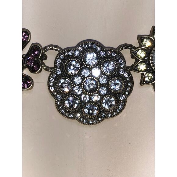 CHLOE + ISABEL crystal bloom statement choker necklace - N126 - Picture 3 of 5